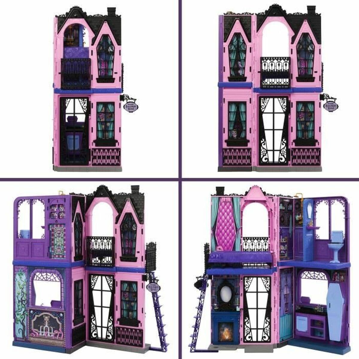 Casa de Muñecas Monster High 27 Piezas 4 Piezas - Image 2