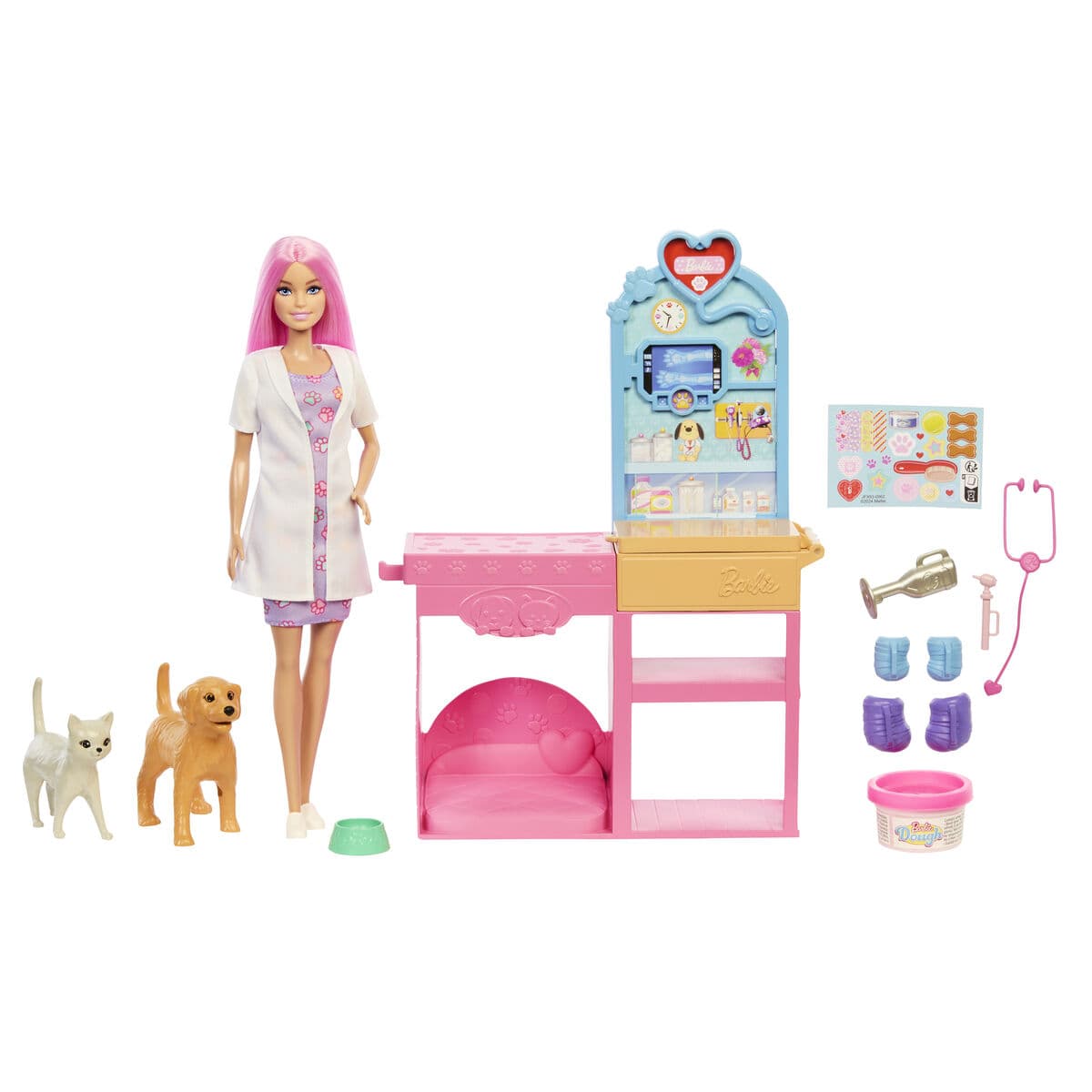 Playset Barbie Veterinarian Clinic 15 Piezas - Image 6
