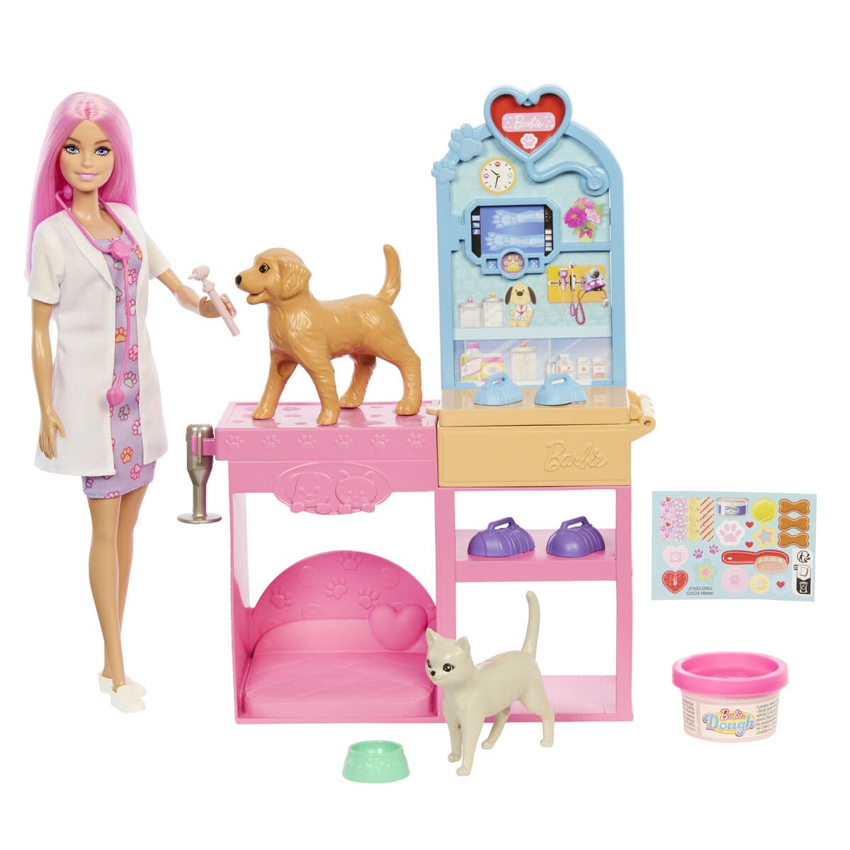 Playset Barbie Veterinarian Clinic 15 Piezas - Image 8