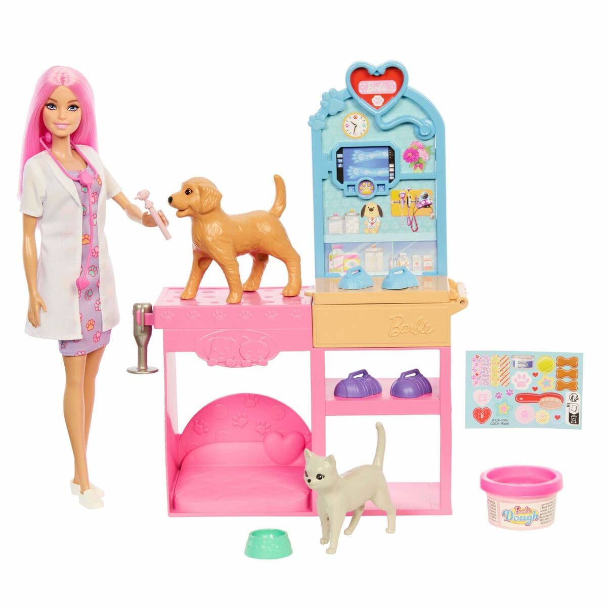 Playset Barbie Veterinarian Clinic 15 Piezas - Image 9