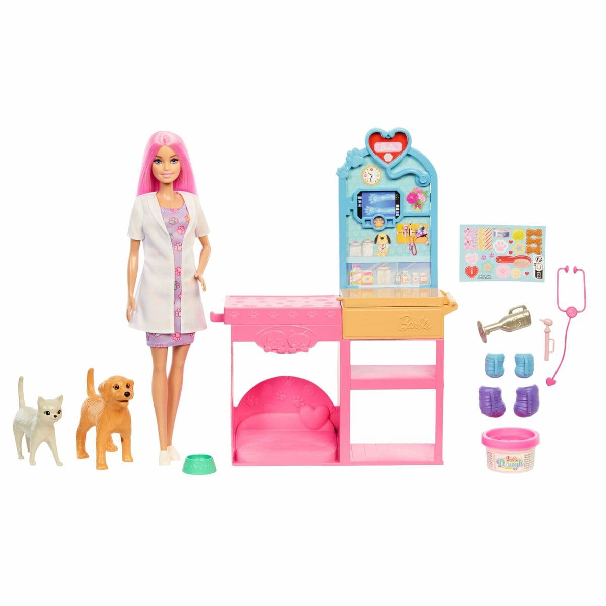 Playset Barbie Veterinarian Clinic 15 Piezas - Image 13