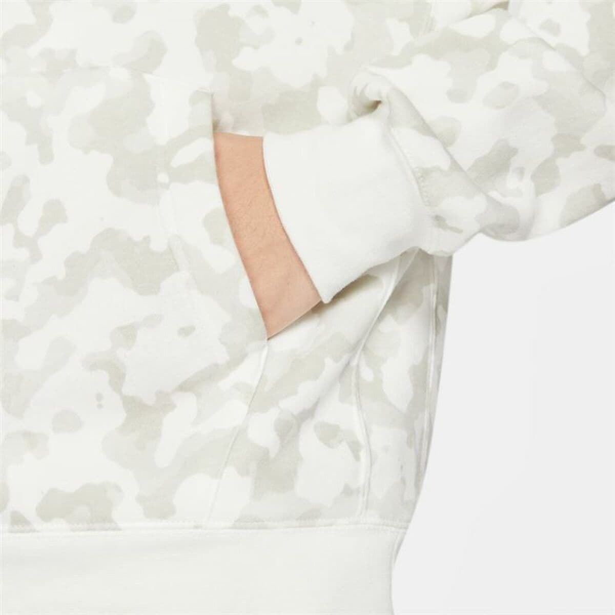 Sudadera con Capucha Hombre Sportswear Club Nike Blanco - Image 4