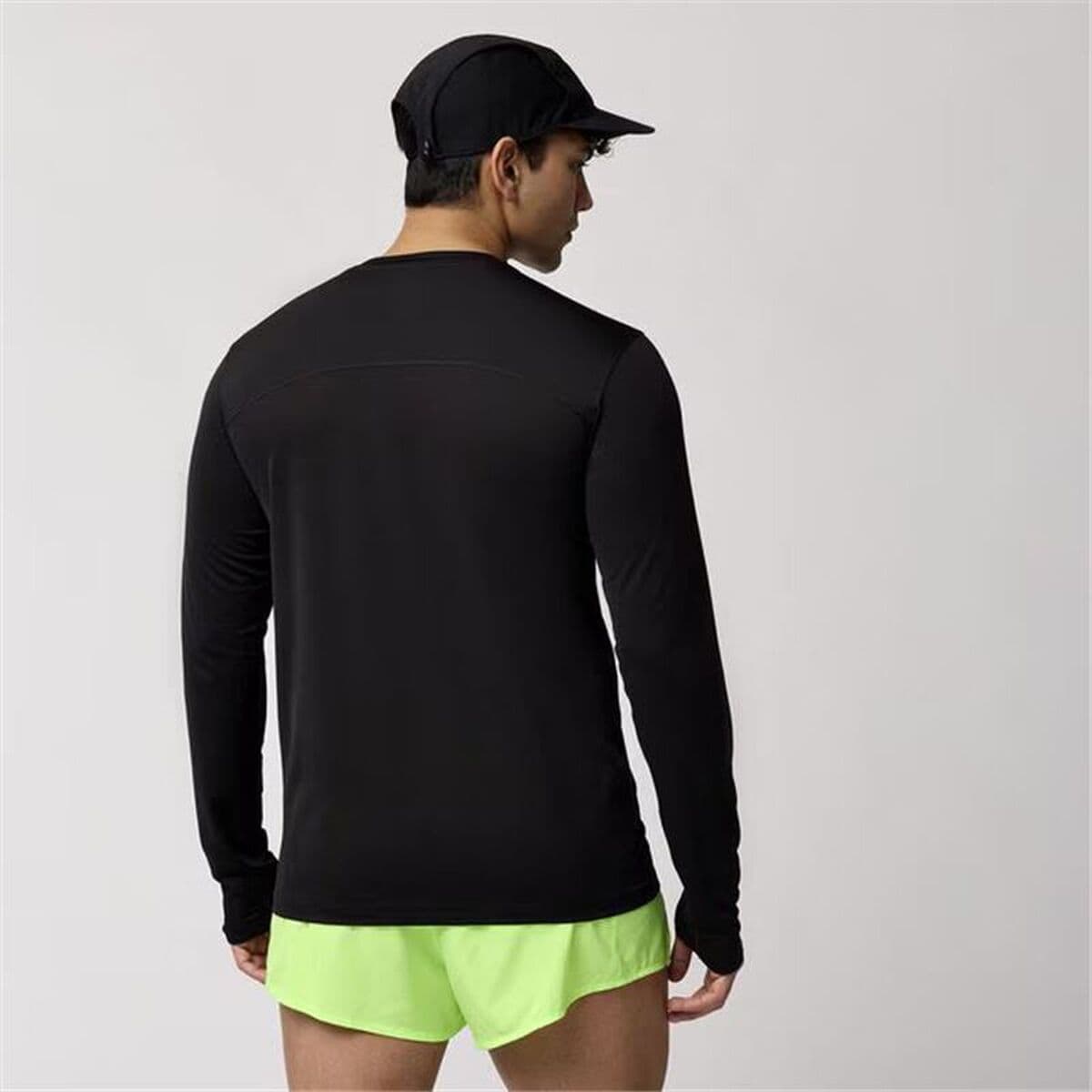 Herren Langarm-T-Shirt Brooks Atmosphere Long Sleeve 3.0 Schwarz - Image 4