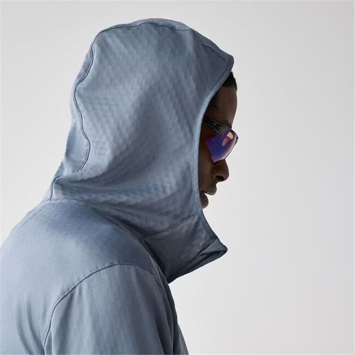 Herren Sweater mit Kapuze Brooks Notch Thermal 3.0 Hellgrau - Image 3