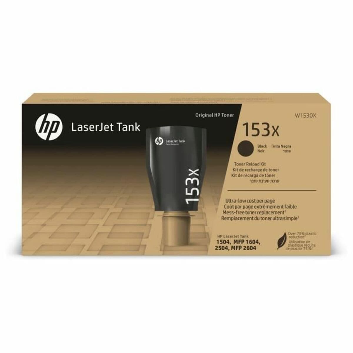 Toner HP Kit de recarga de tóner Original HP 153X LaserJet Tank negro Schwarz