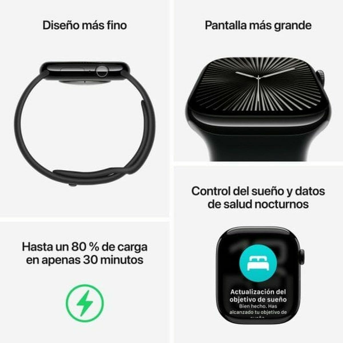 Montre intelligente Apple Watch Series 10 GPS + Cellular Argenté 1,96" 46 mm - Image 5