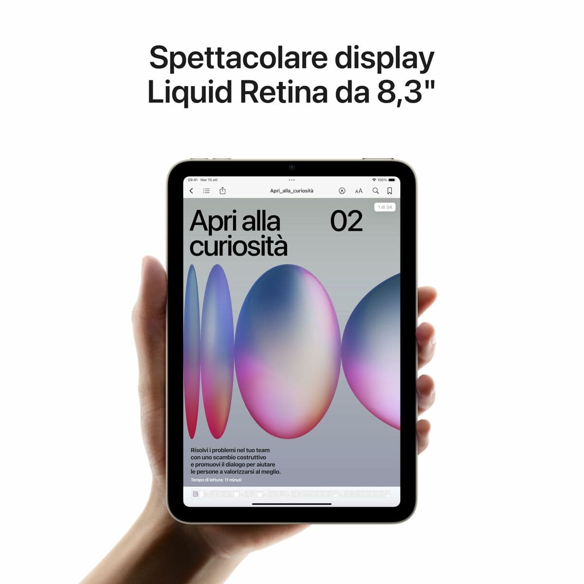 Tablet Apple iPad Mini 2024 (7ª Gen.) 8,3" Hexa Core 8 GB RAM 128 GB Azul - Image 24