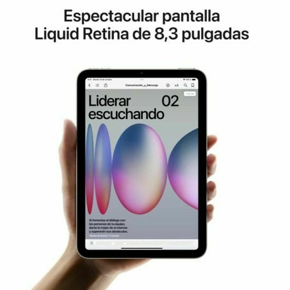 Tablet Apple iPad Mini 2024 (7ª Gen.) 8,3" Hexa Core 8 GB RAM 128 GB Azul - Image 6