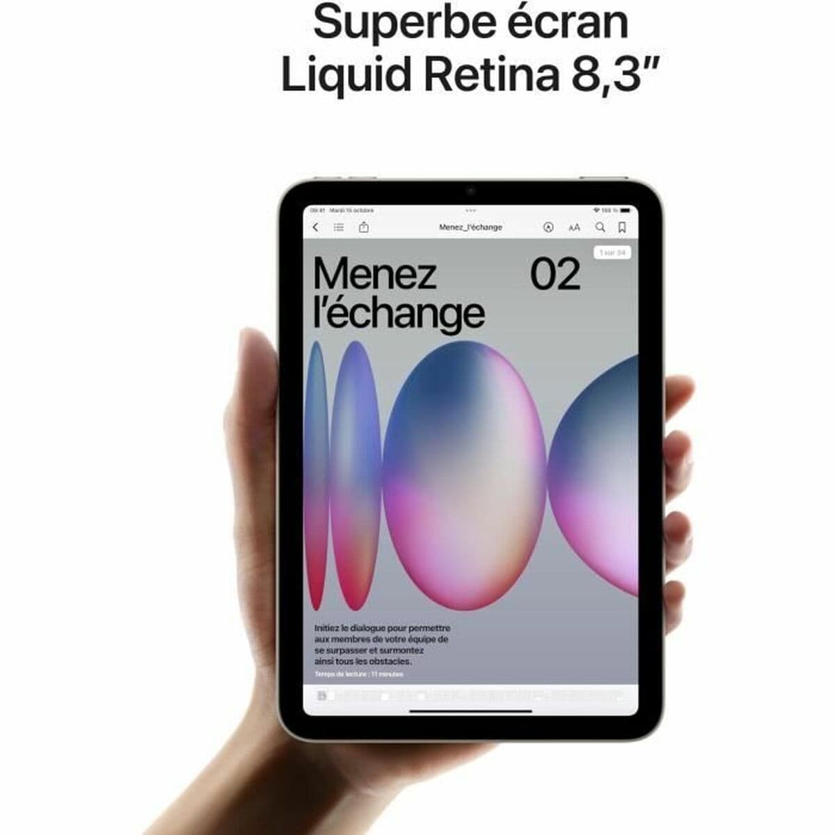 Tablette Apple iPad mini 8,3" 128 GB Blanc - Image 3