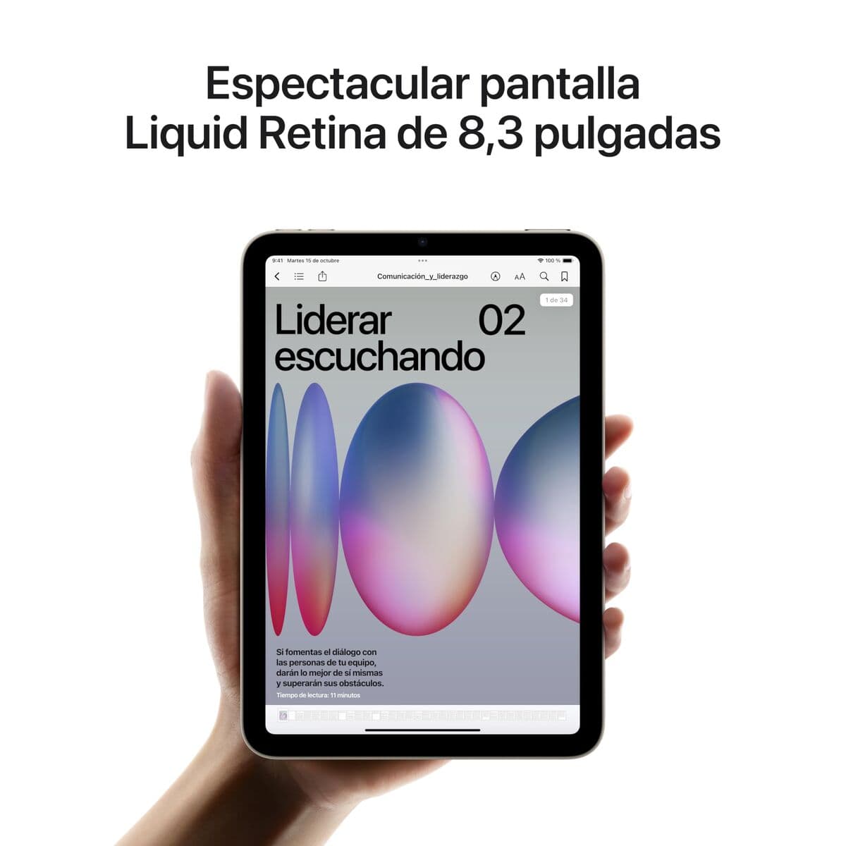 Tablette Apple MXN93TY/A 8,3" Hexa Core 8 GB RAM 128 GB Pourpre - Image 20