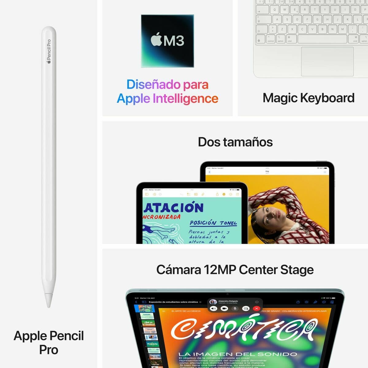Tablette Apple iPad Air 13" Octa Core 8 GB RAM 256 GB Bleu - Image 14