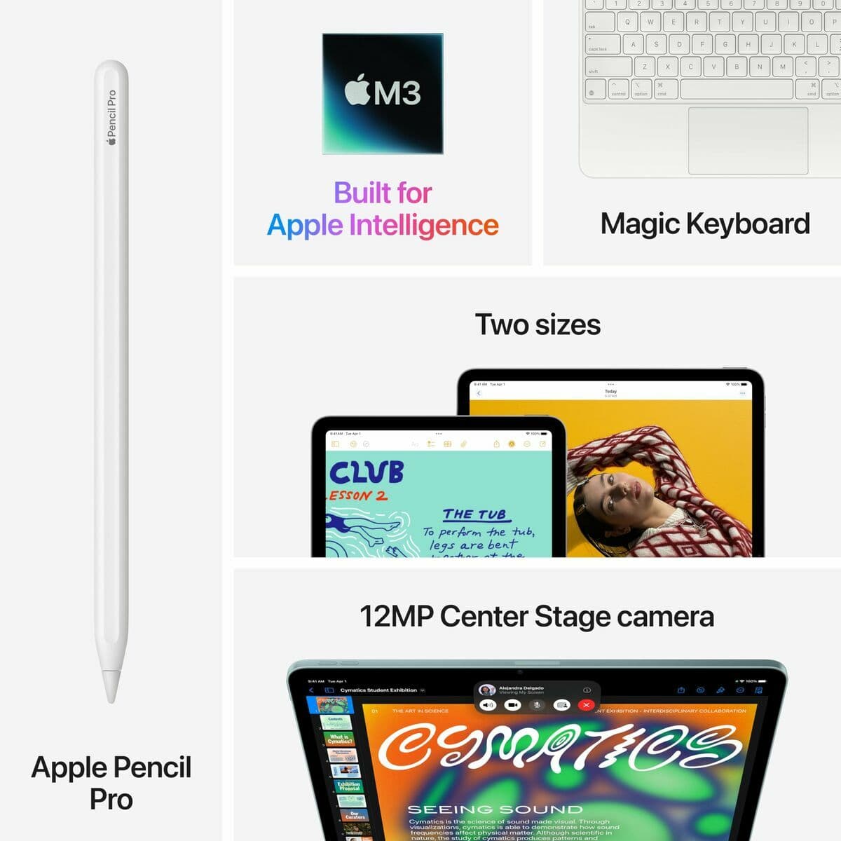 Tablette Apple iPad Air 7th 13" M3 8 GB RAM 512 GB Pourpre - Image 6