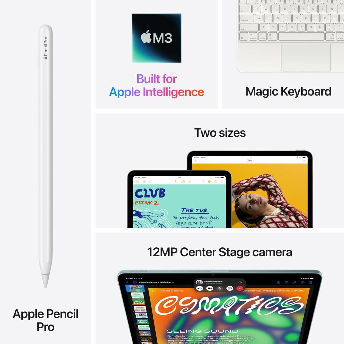 Tablette Apple iPad Air M3 13" Octa Core 8 GB RAM 256 GB Bleu - Image 13