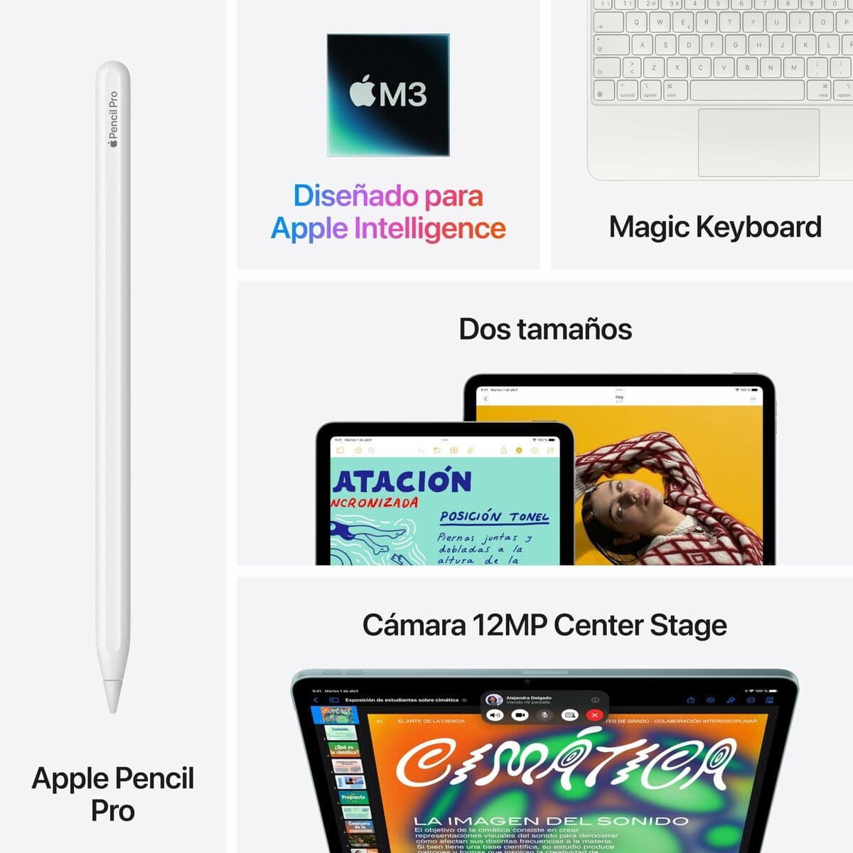 Tablette Apple iPad Air 11" M3 8 GB RAM 256 GB Bleu - Image 11