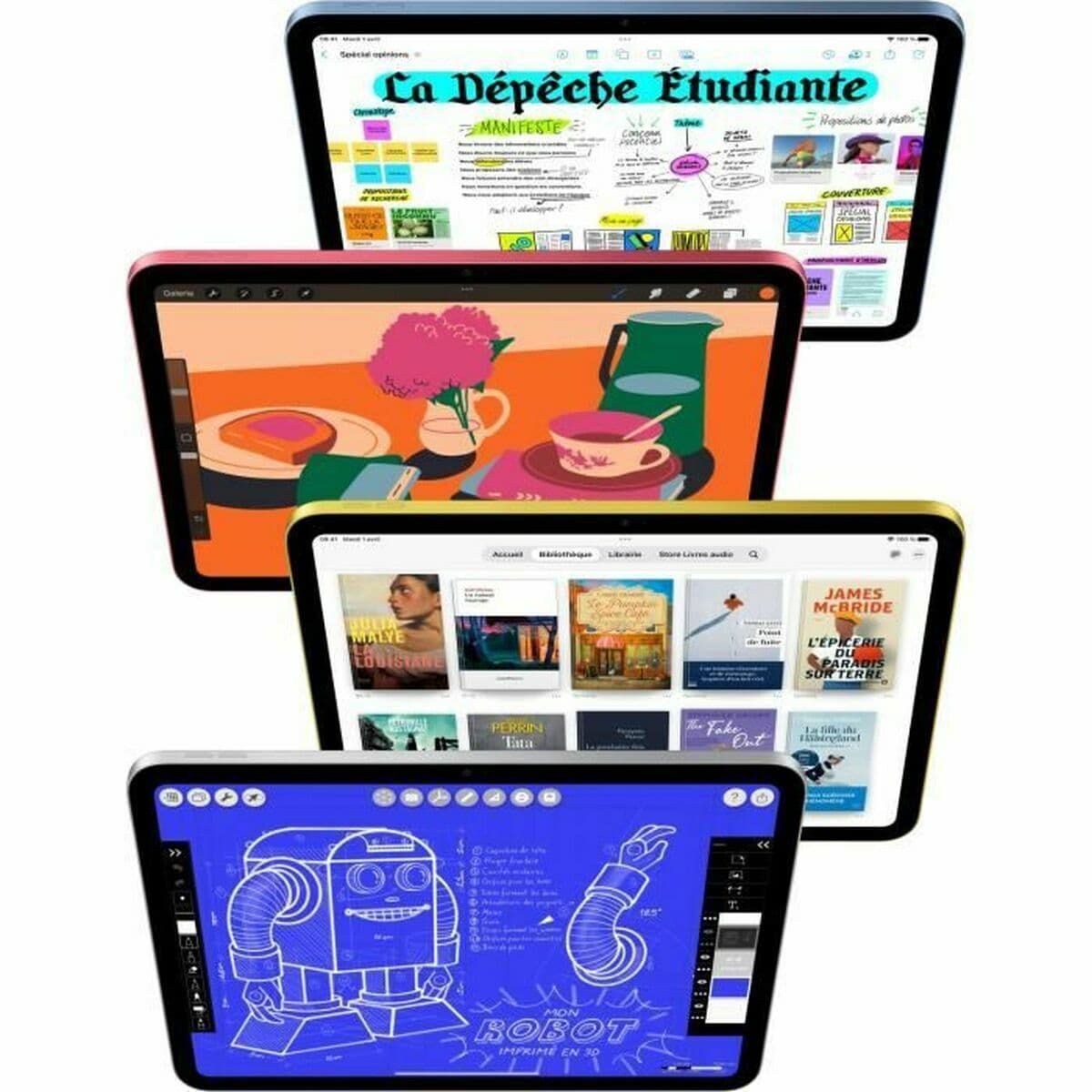 Tablette Apple 11" M4 128 GB Bleu - Image 15