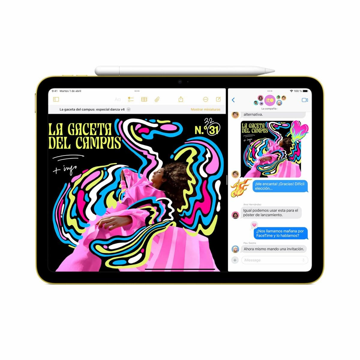 Tablette Apple 11" M4 512 GB Bleu - Image 2