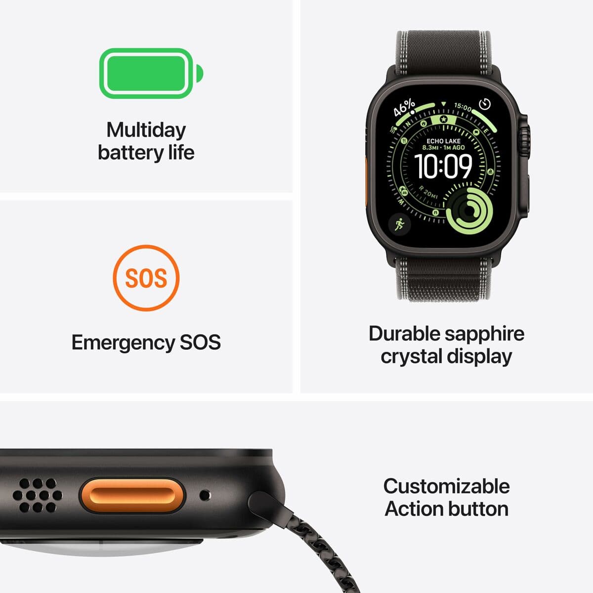 Montre intelligente Apple Noir 49 mm - Image 15