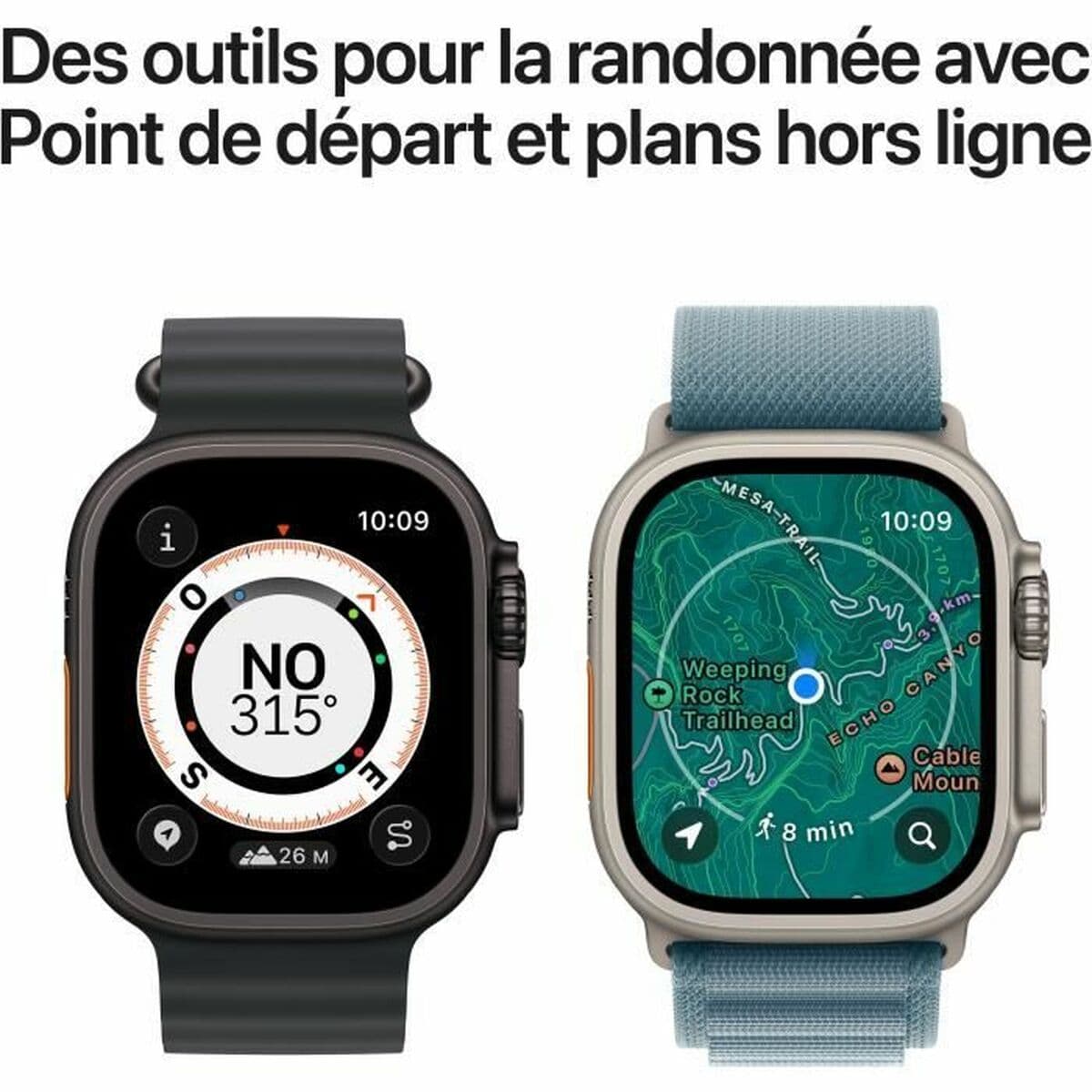 Montre intelligente Apple MF0V4QF/A Noir 49 mm - Image 7