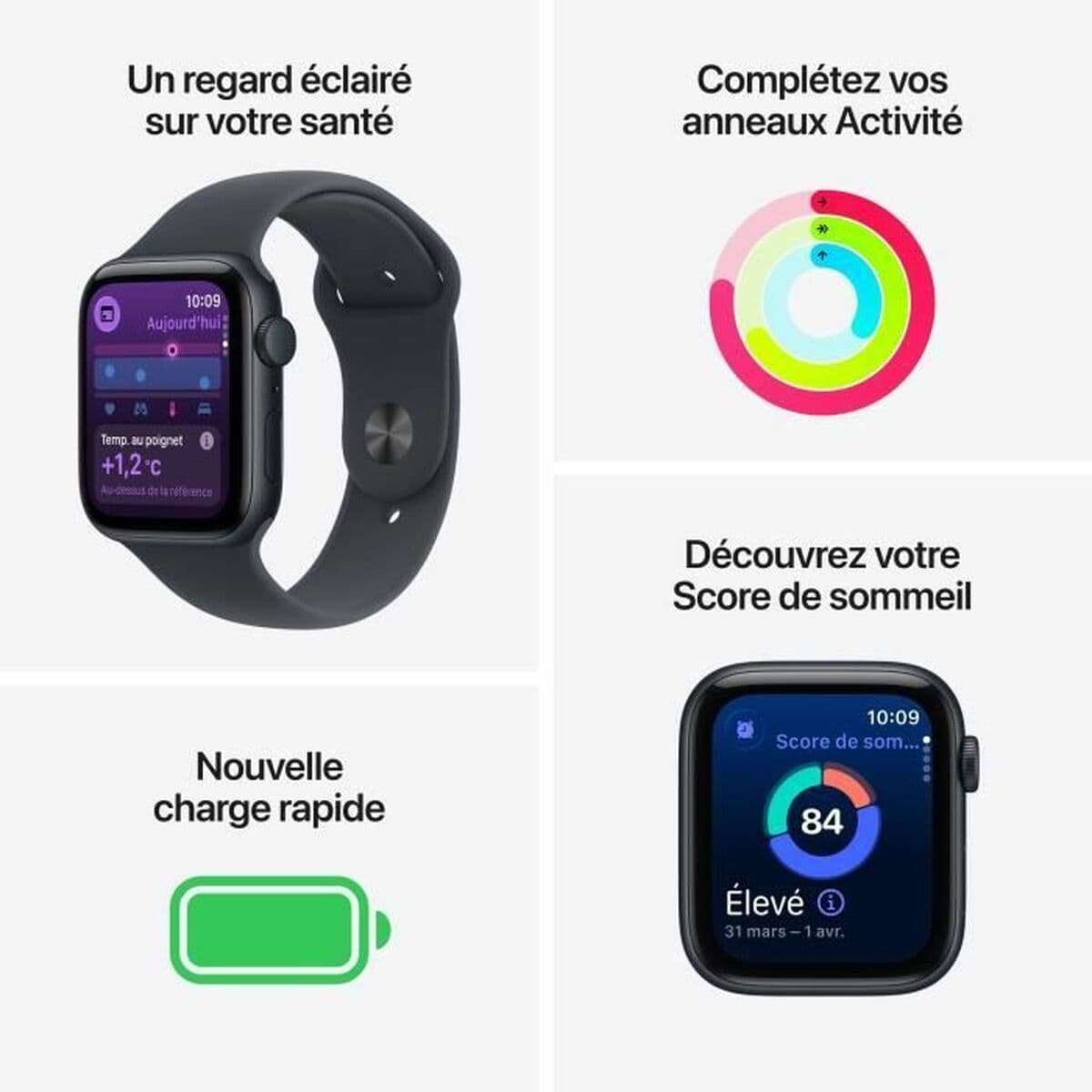 Smartwatch Apple Czarny Ø 44 mm - Image 3