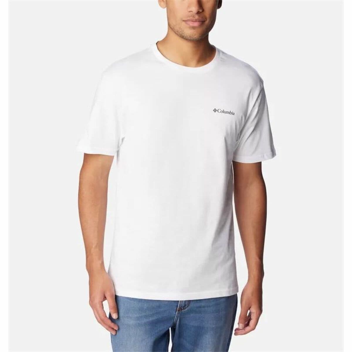 Camiseta de Manga Corta Hombre Columbia CSC Basic Logo™ Blanco