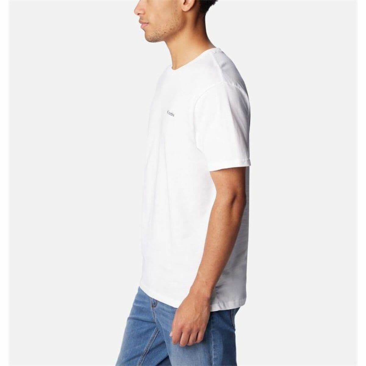 Camiseta de Manga Corta Hombre Columbia CSC Basic Logo™ Blanco - Image 3