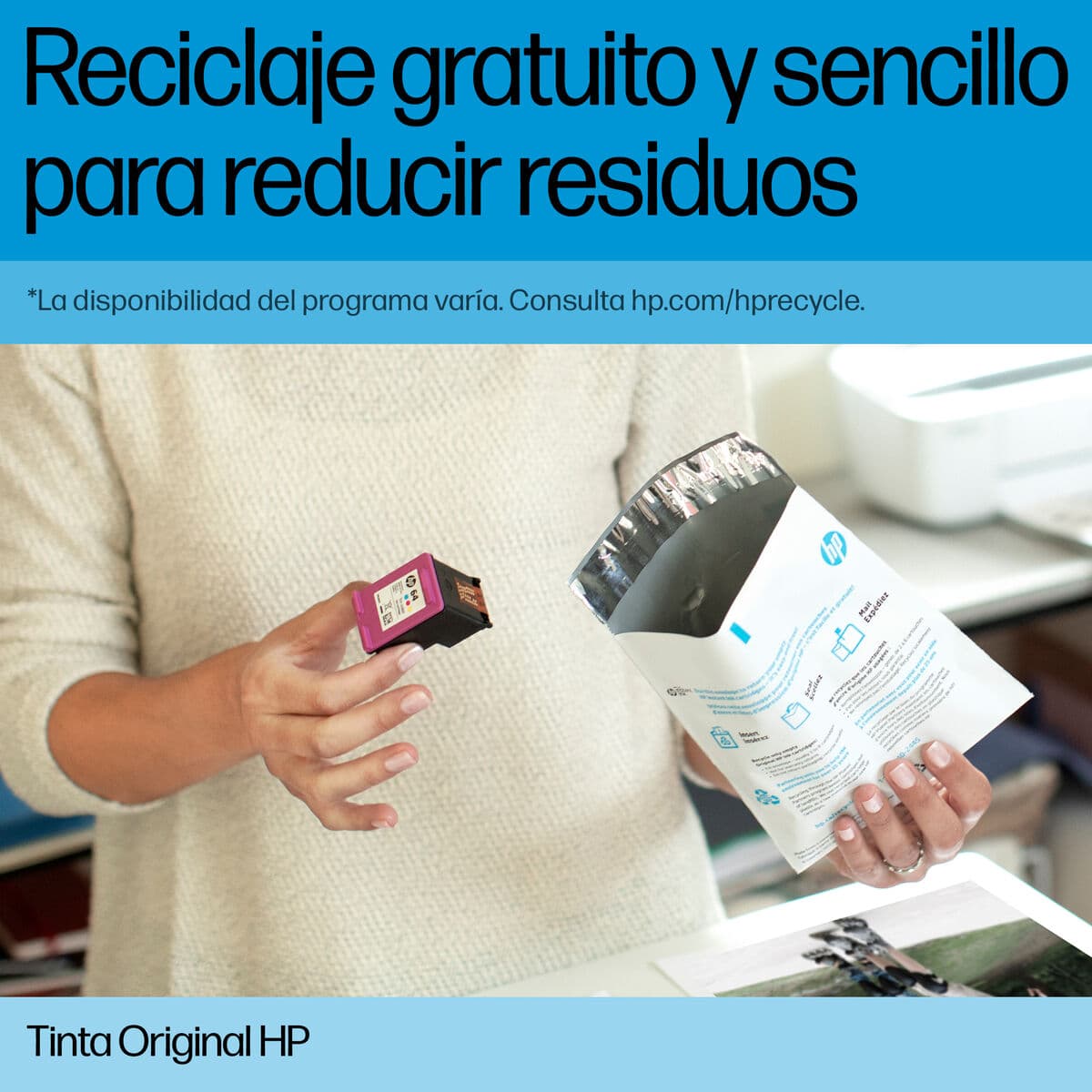 Confezione con inchiostro e carta fotografica HP 6C400NE#301 (4 Unità) - Image 2