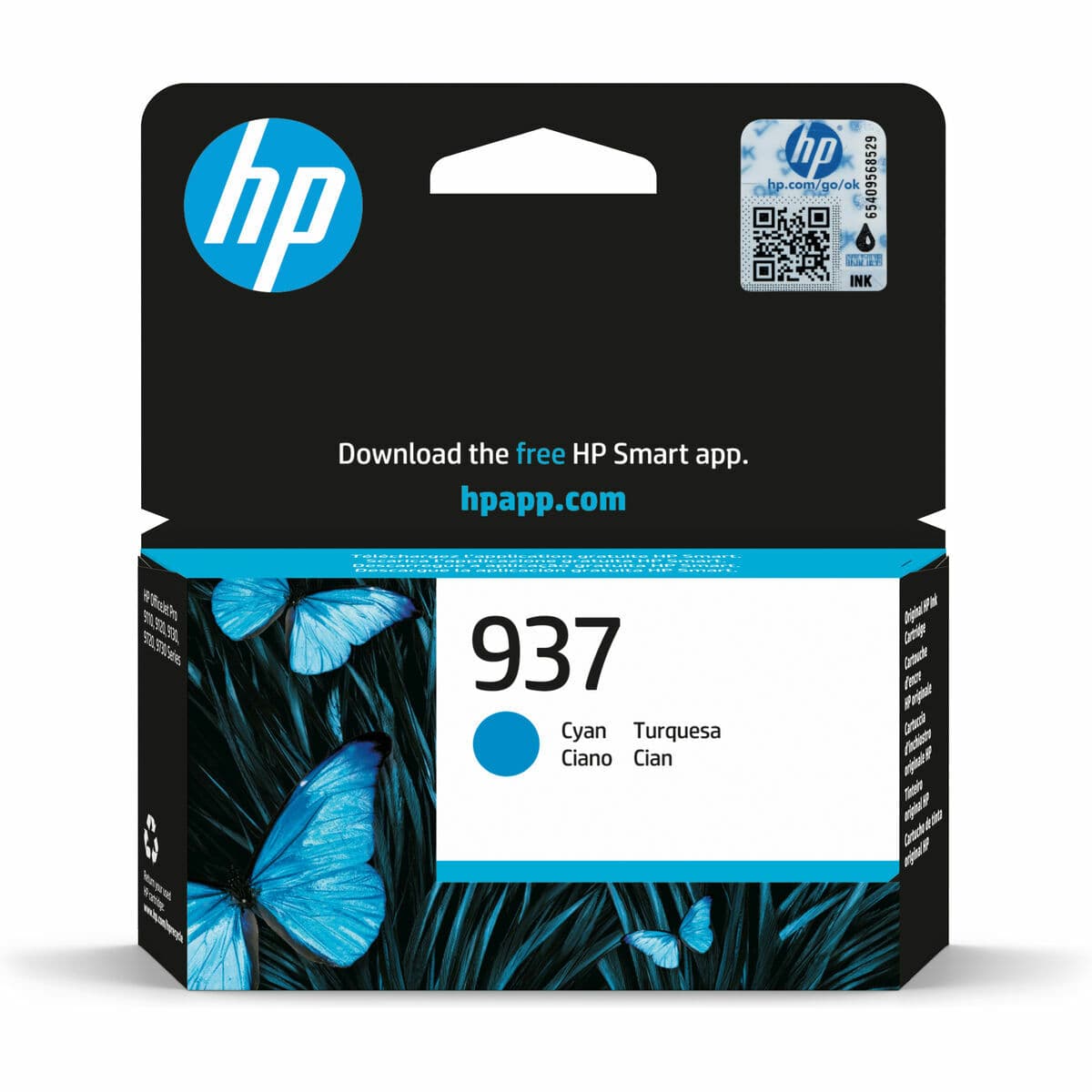 Cartouche d'encre originale HP Cyan