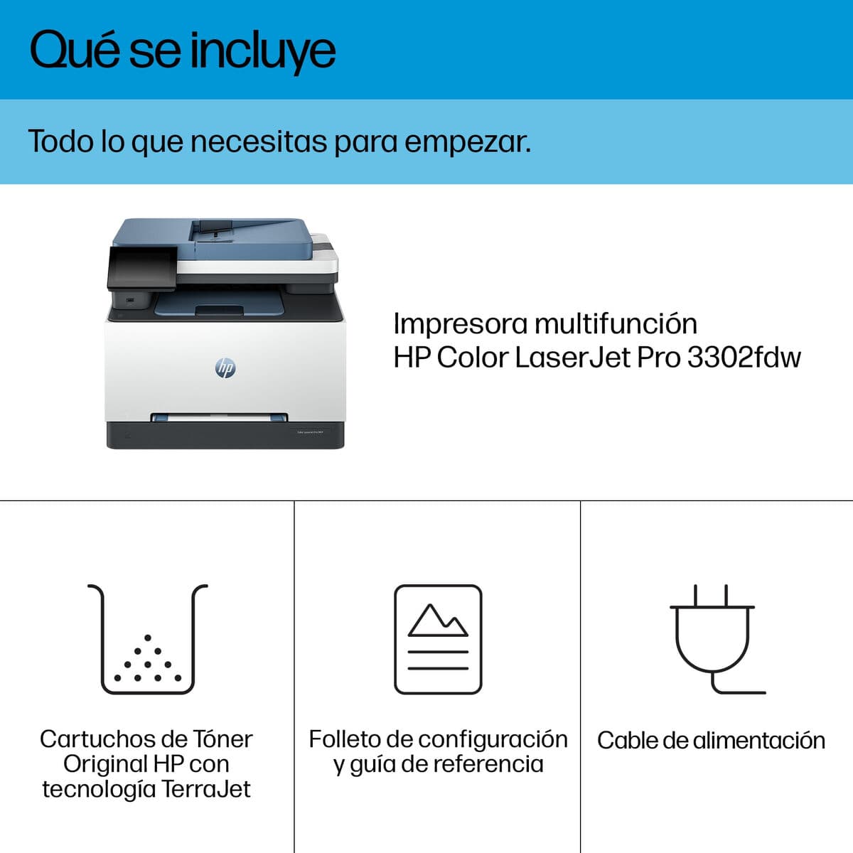 Impresora Multifunción HP 3302FDW - Image 8