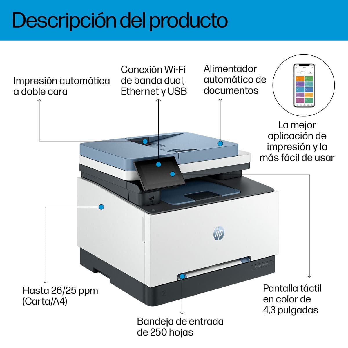 Impresora Multifunción HP 3302FDW - Image 9