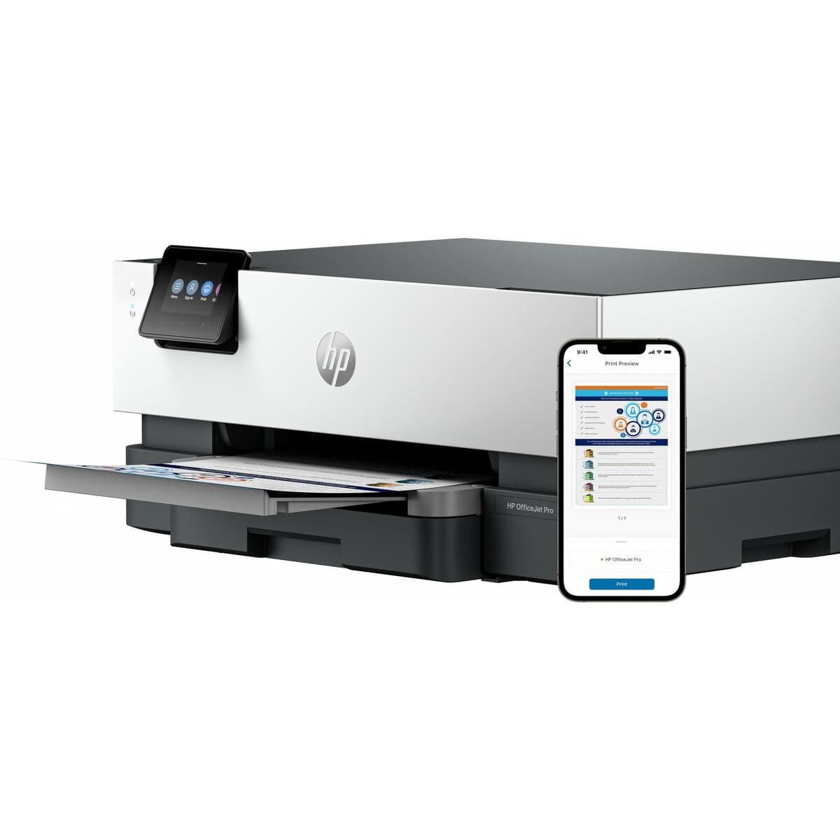 Skrivare HP Officejet Pro 9110b (Renoverade A) - Image 3
