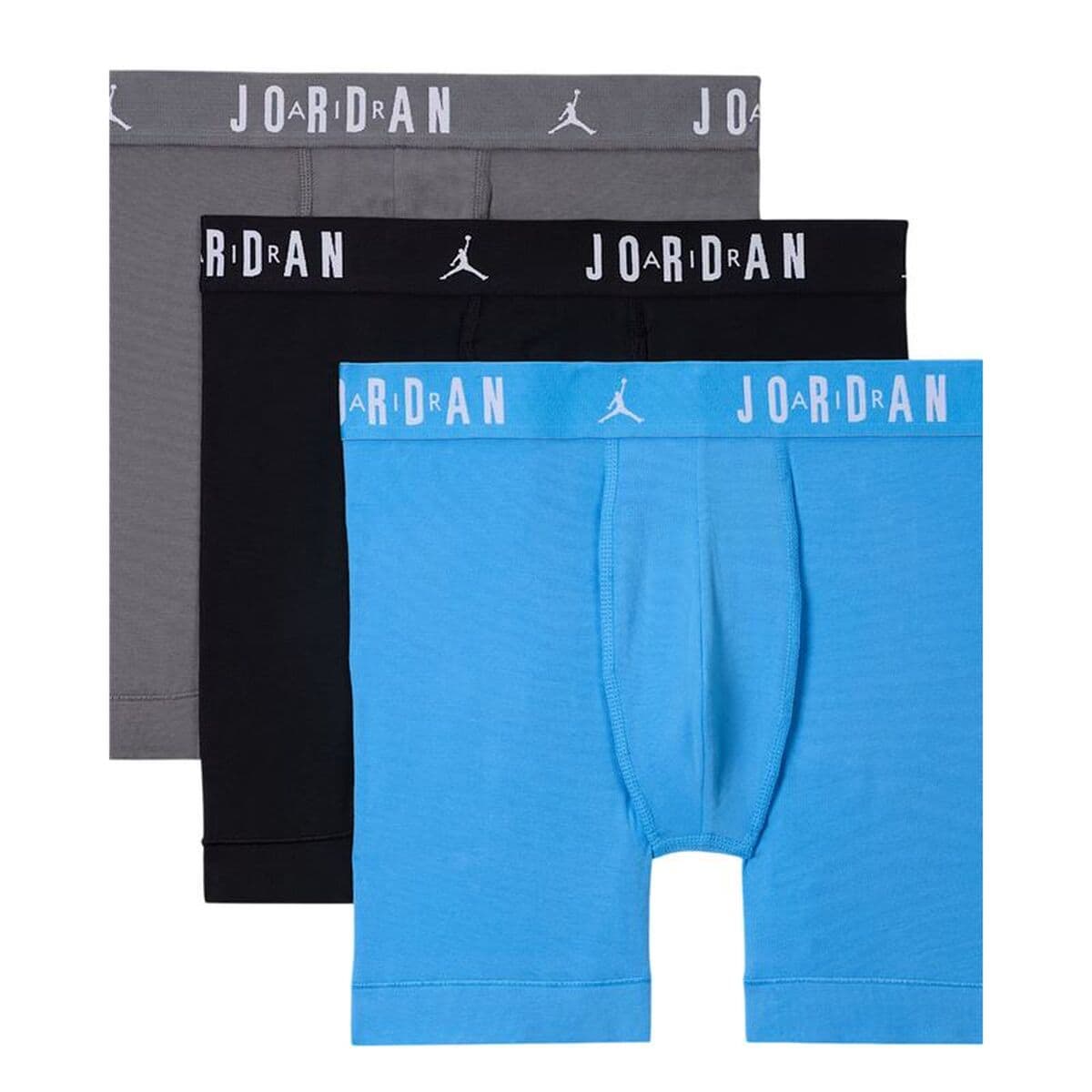 Bokserki Męskie Jordan Flight Cotton Core 3Pk woda 3 Części