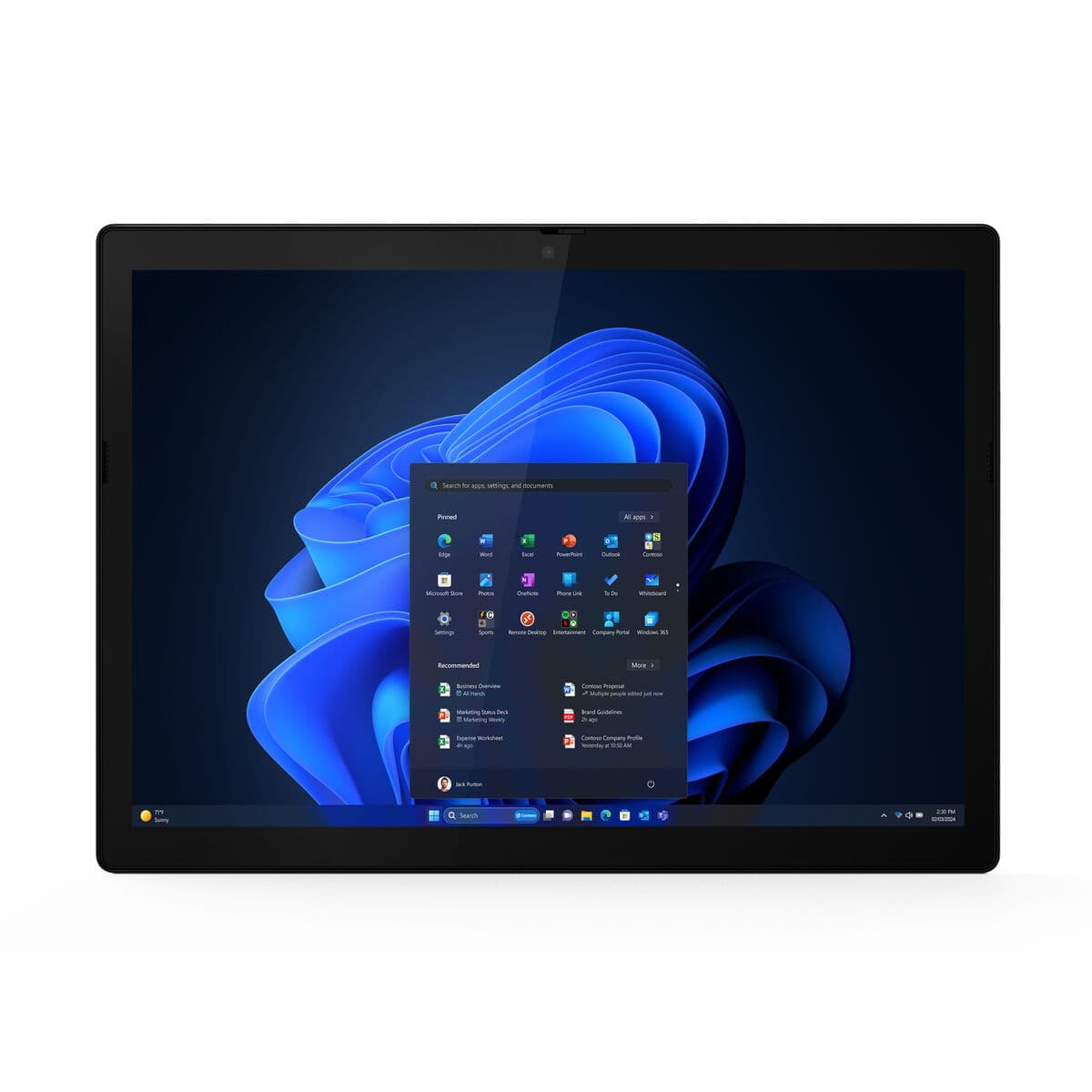 Laptop Lenovo 21LK0026SP 12,3" intel core ultra 7 16 GB RAM 512 GB SSD - Image 7