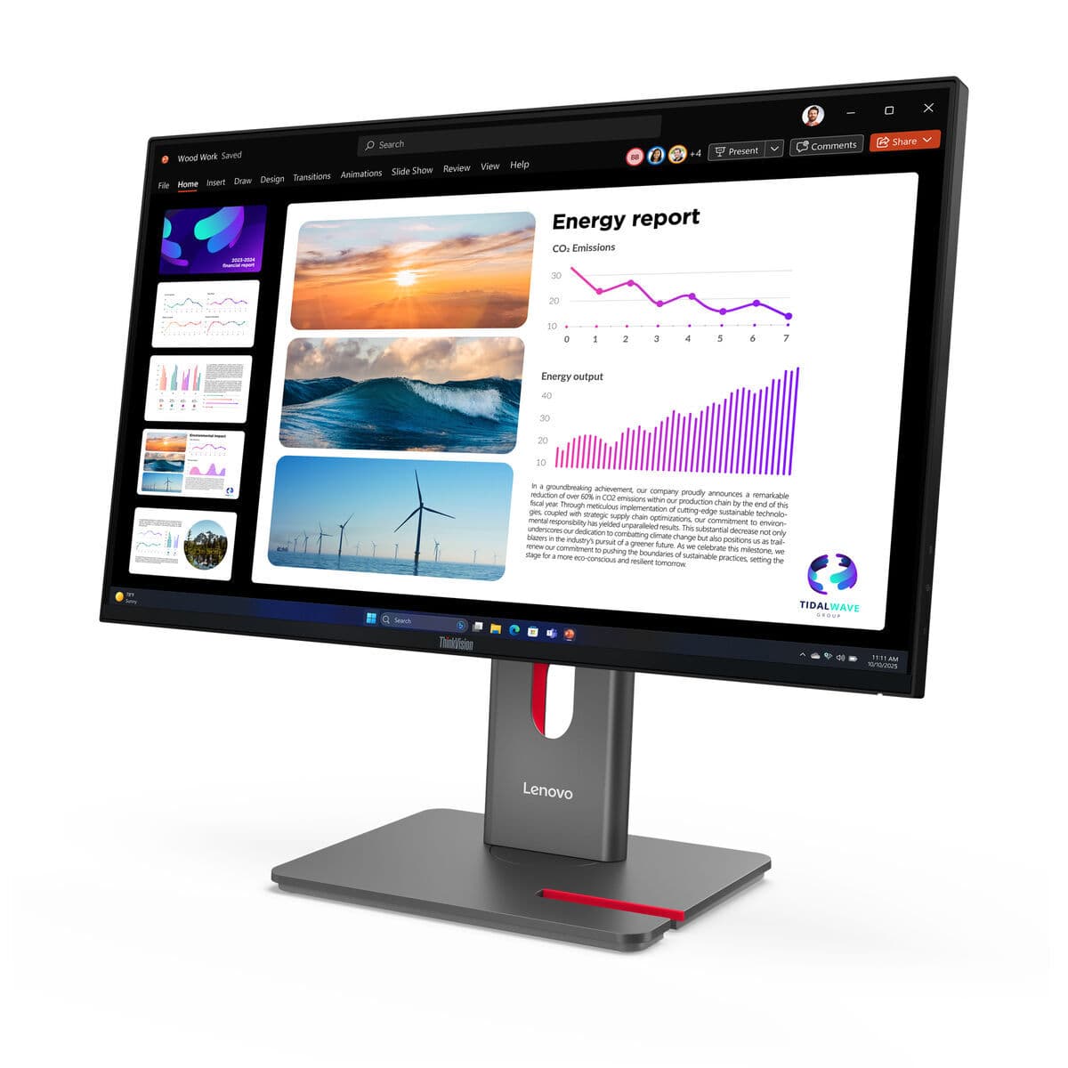 Monitor Lenovo 64B2GAT1EU Quad HD 23,8" - Image 19