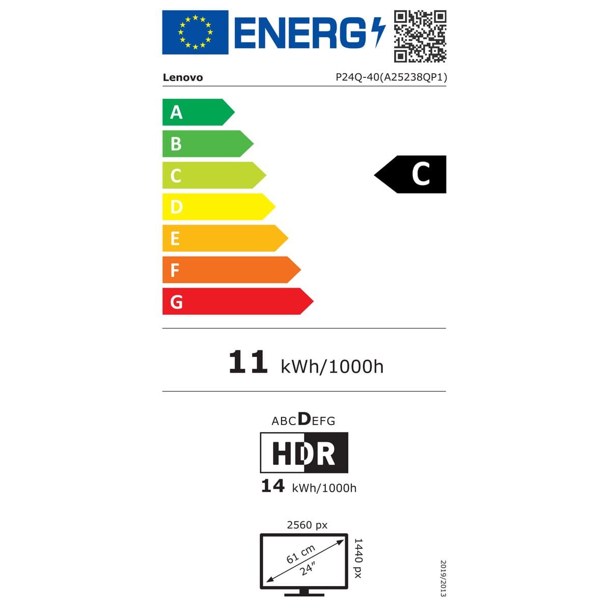 Monitor Lenovo 64B2GAT1EU Quad HD 23,8" - Image 43