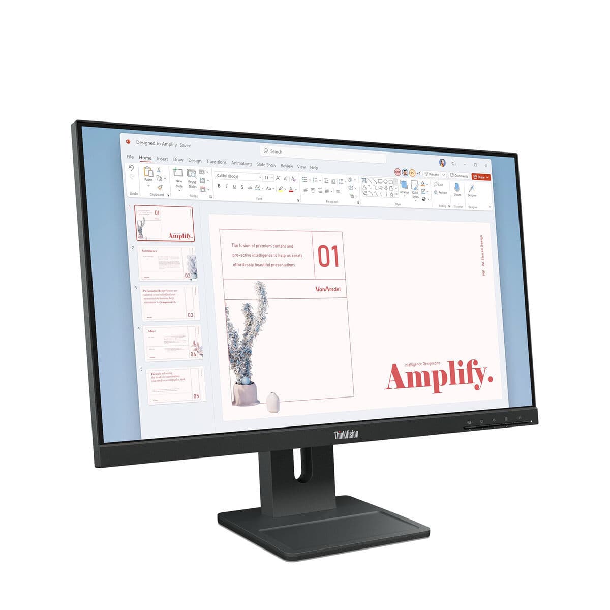 Monitor Lenovo 64BAMAT1EU 23,8" 22" Full HD LCD - Image 6