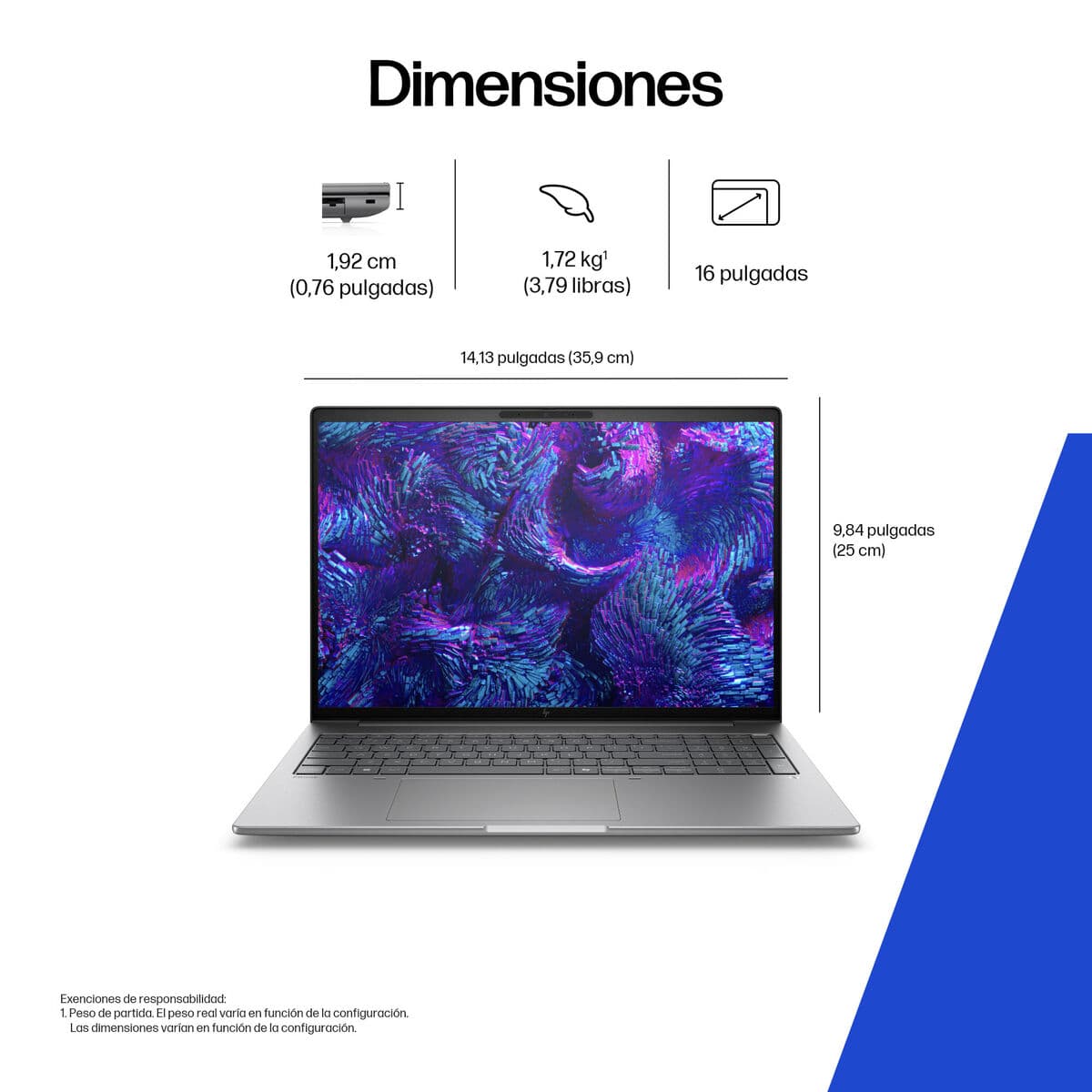 Ordinateur Portable HP ZBOOK 8 G1I 16 U9-285H 16" 8 GB RAM 1 TB SSD - Image 5