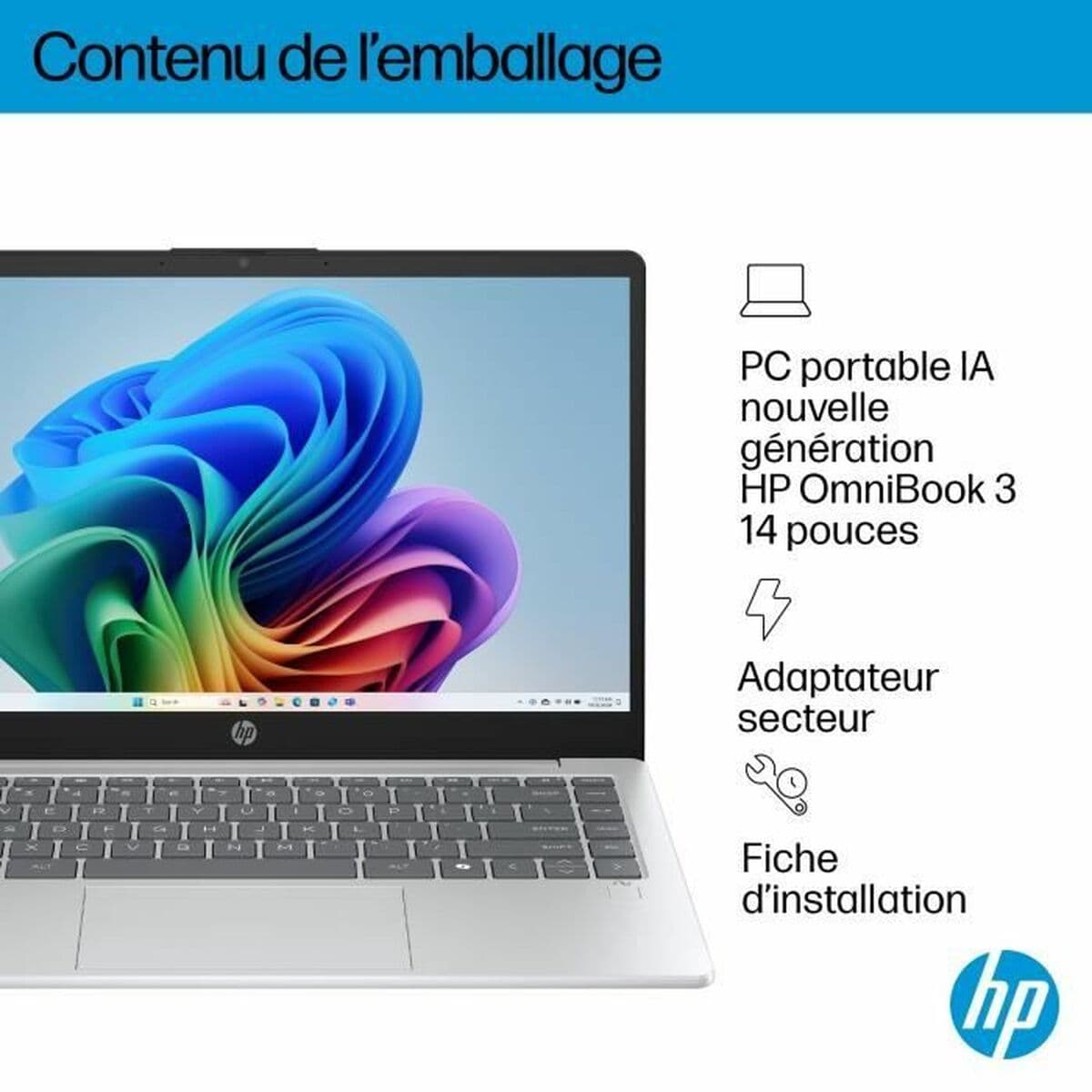 Laptop HP Omnibook 3 14-ha0015nf 14'' Ryzen 5 3450U 16 GB RAM 512 GB SSD - Image 6