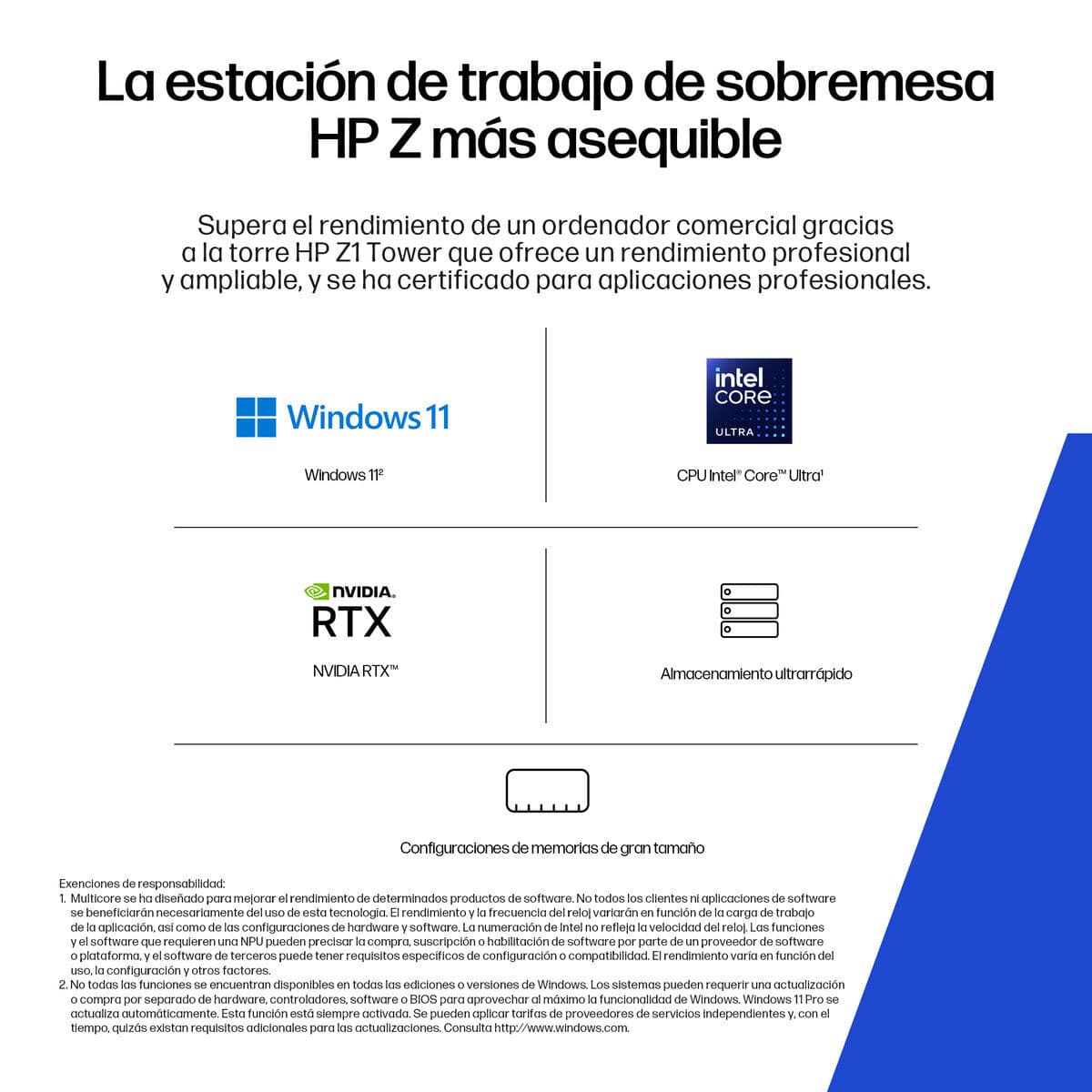 Stasjonær PC HP CM3T3ET#ABE 32 GB RAM Ultra 7-265 geforce rtx 5060 - Image 10