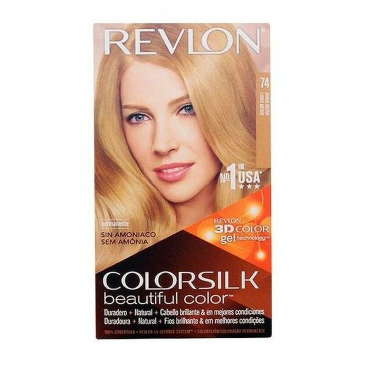 Tinte sin Amoniaco Revlon 309978695745-3a Nº 74-Rubio Medio (1 unidad)