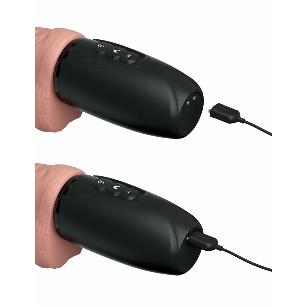 Realistinis vibratorius Pipedream - King Cock Natūralus - Image 9