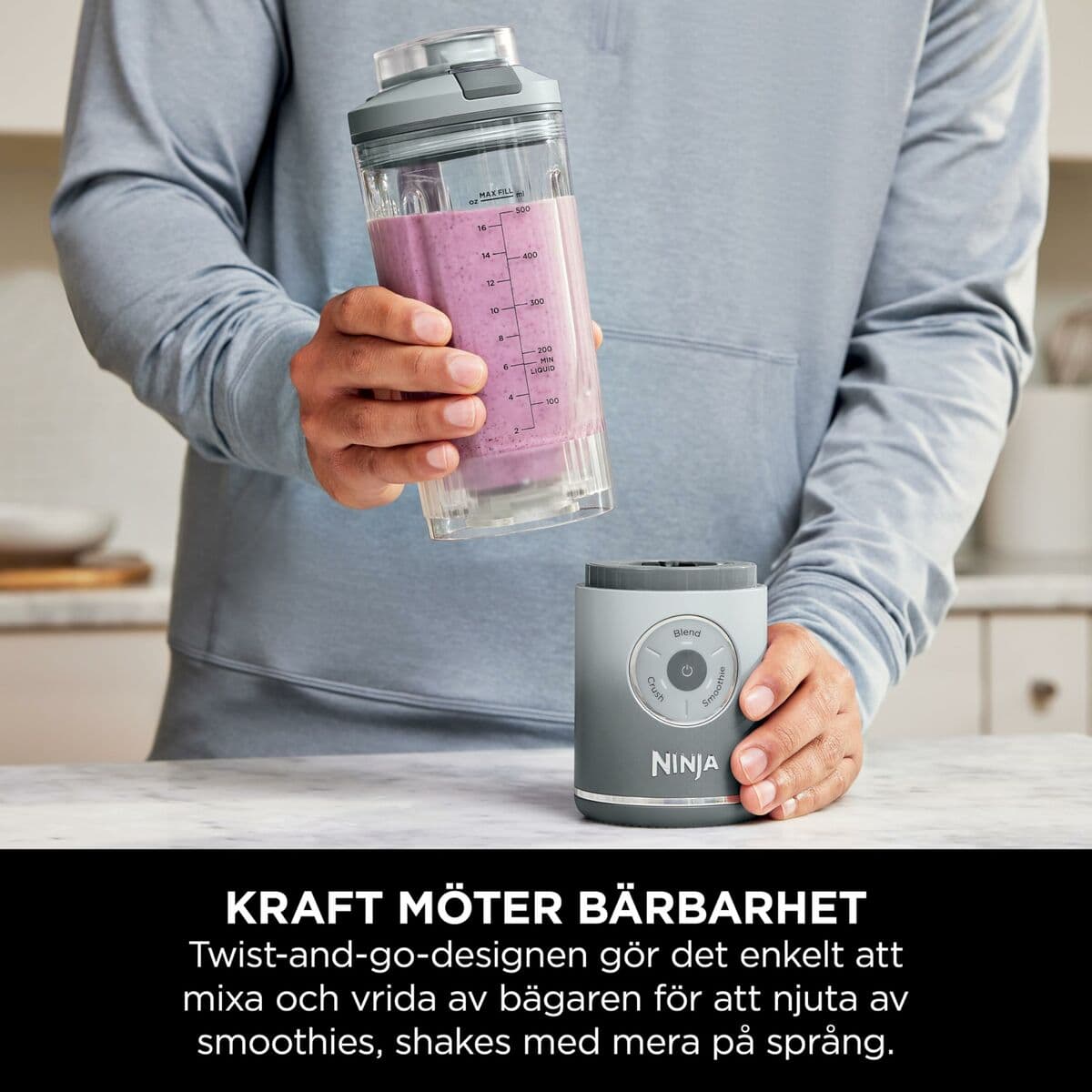 Glasmixer NINJA Blå 570 ml - Image 8