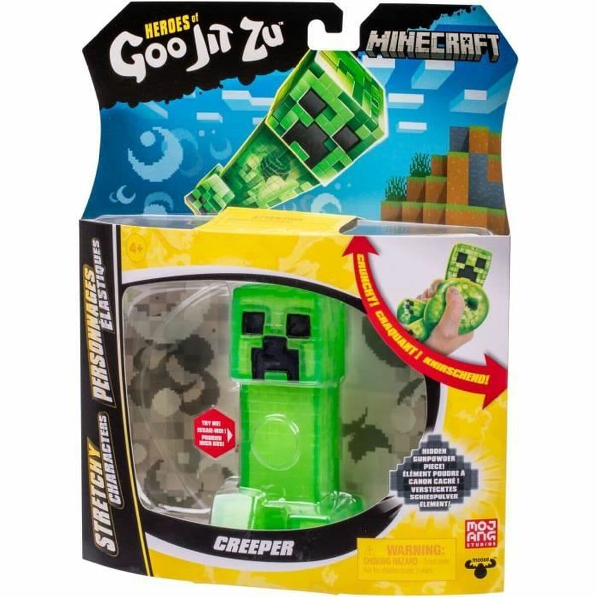 Figura Articulada Goo Jit Zu Creeper de Minecraft - Image 6