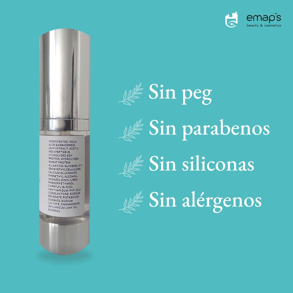 Ansiktsserum Emap'S Beauty & Cosmetics 15 ml Hyaluronsyra - Image 3