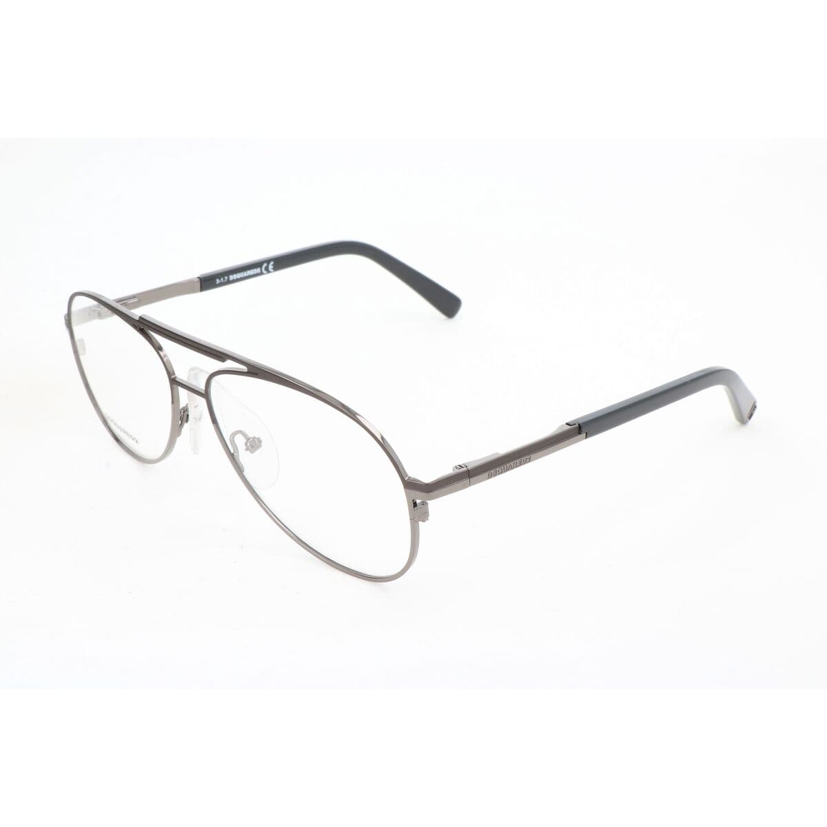 Montura de Gafas Hombre Dsquared2 DQ5239-9 Gris ø 57 mm - Image 3