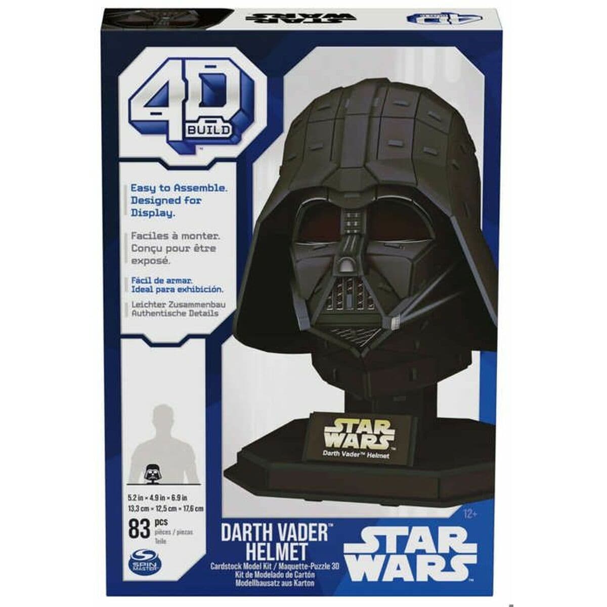 3D puzzel Spin Master Darth Vader Star Wars 23 x 15 x 4 cm 83 Onderdelen - Image 2