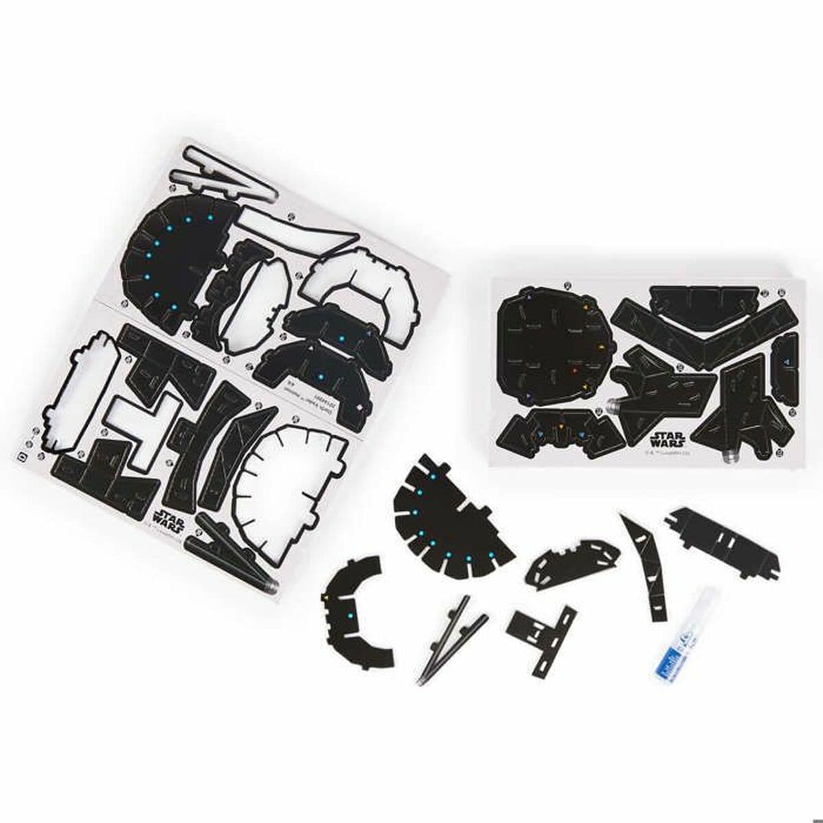 3D puzzel Spin Master Darth Vader Star Wars 23 x 15 x 4 cm 83 Onderdelen - Image 5