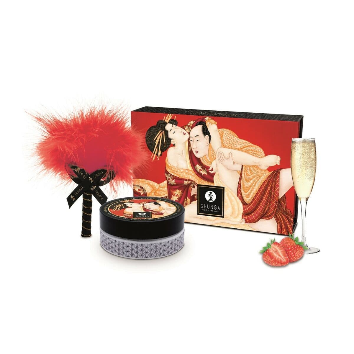 Polvos Comestibles Shunga CHAMPAGNE STRAWBERRIES 75 g