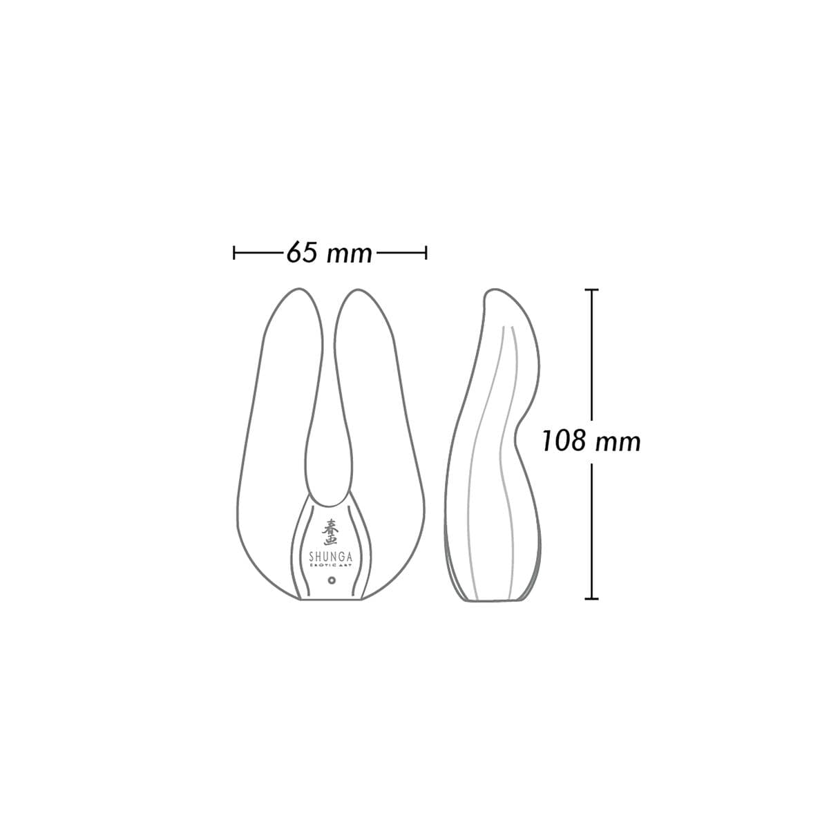 Massagevorrichtung Shunga Aiko Schwarz - Image 7