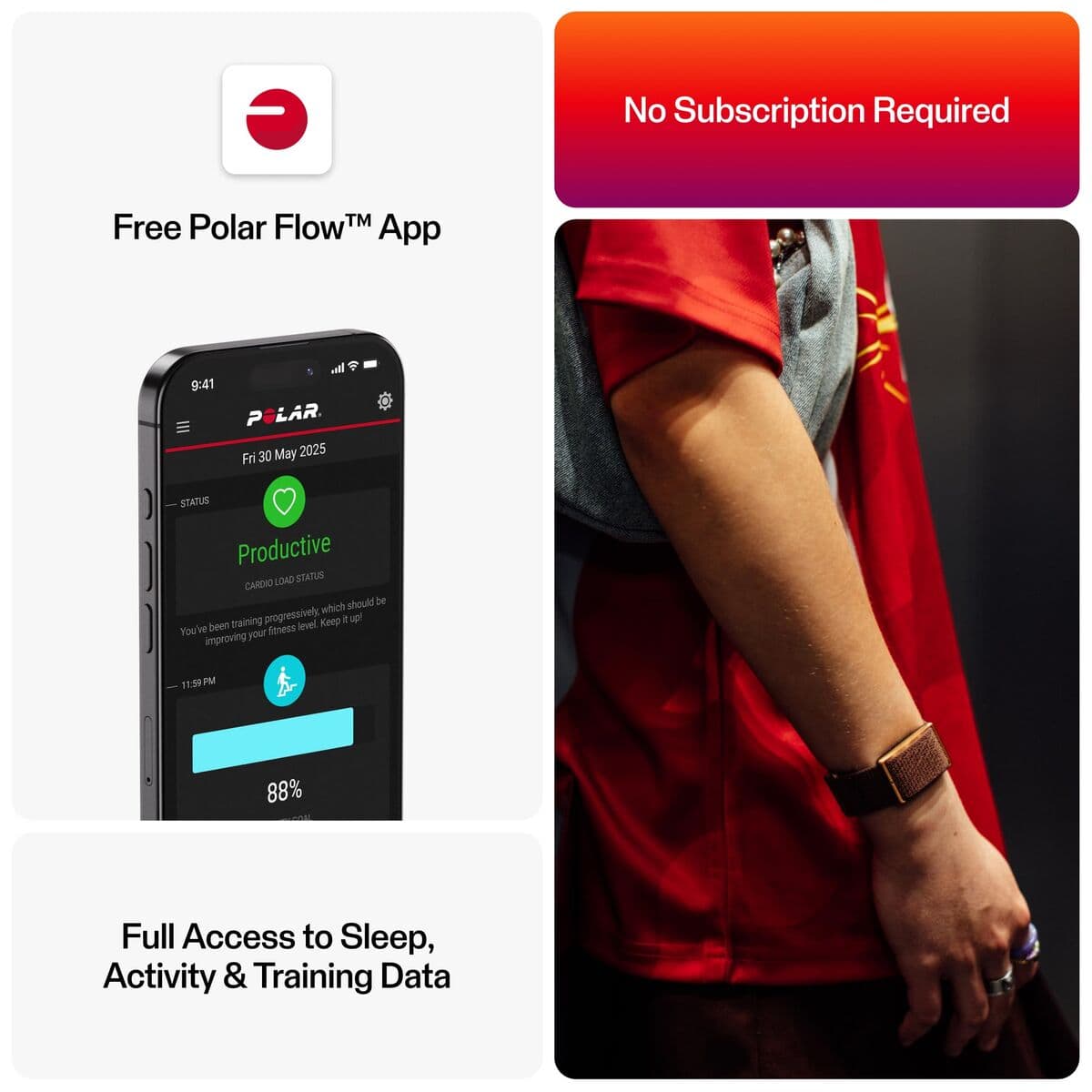 Activity-Armband Polar 920115931 Schwarz - Image 4