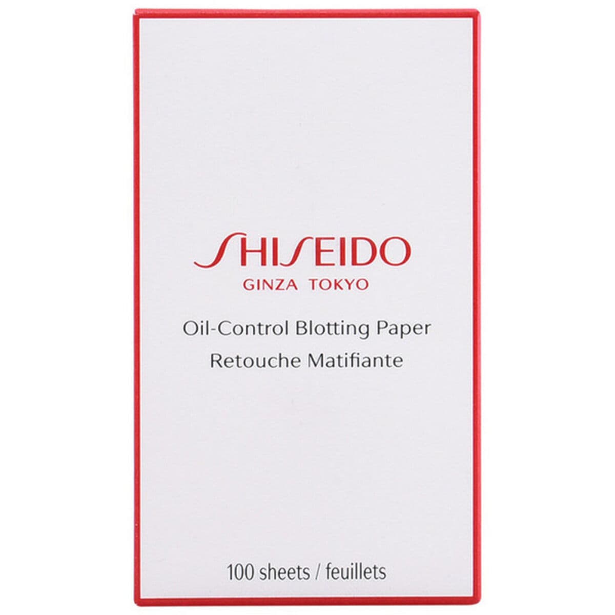 Láminas de Papel Astringente Shiseido The Essentials (100 Unidades)
